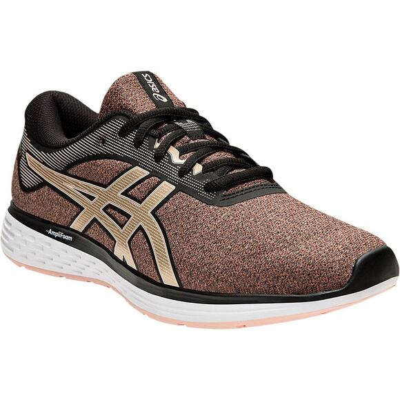 ASICS Black & Peach Patriot 11 twist running shoes SZ 6 - Picture 2 of 9